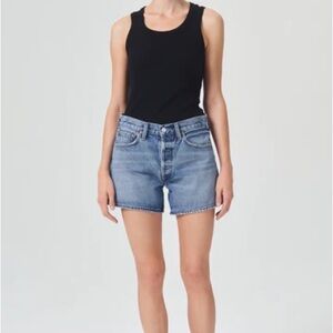 Agolde Parker Long Short in Occurrence, size 27